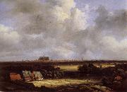 Jacob van Ruisdael View of Haarlem with Bleaching Grounds Spain oil painting artist
